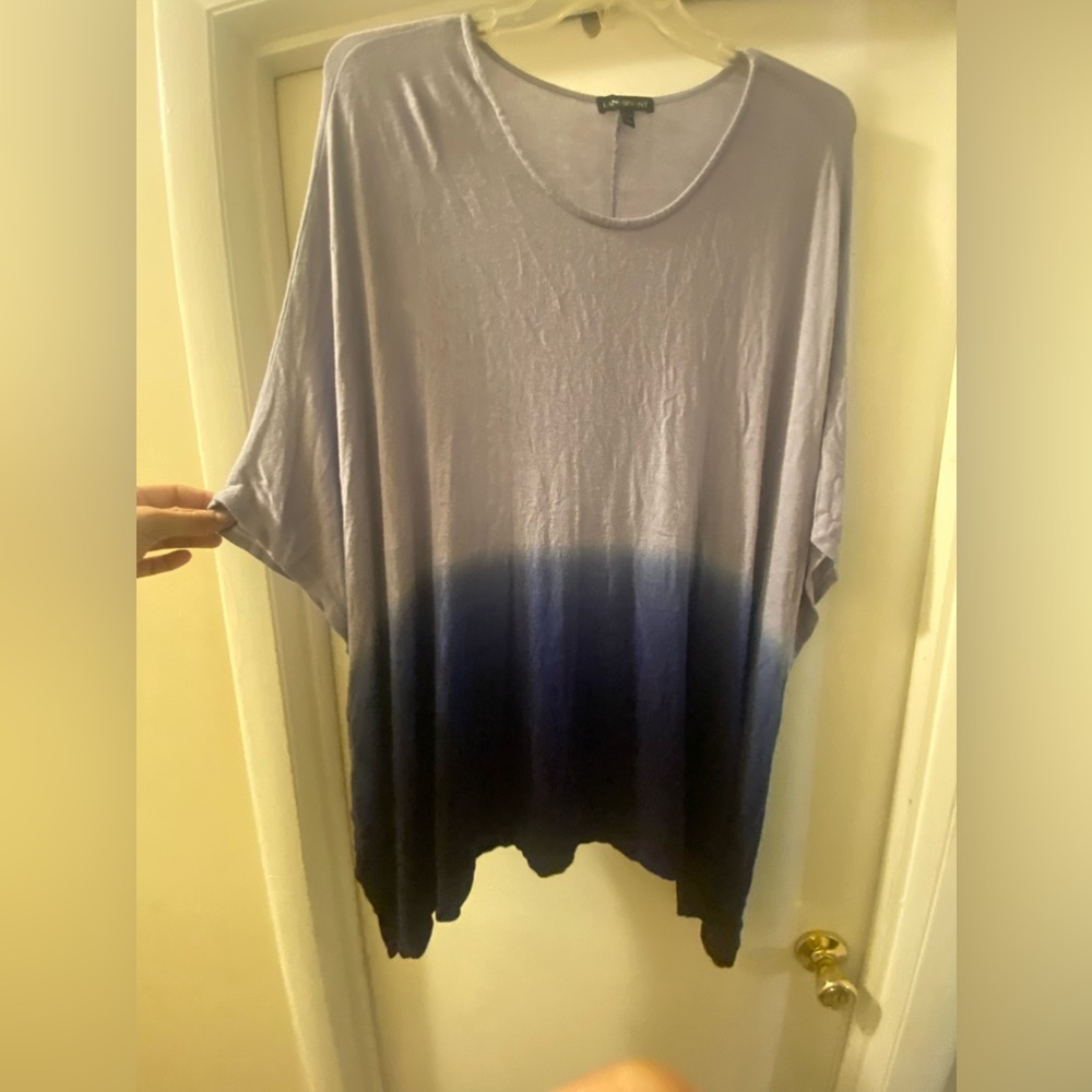 Lane Bryant Purple Ombre Swing Tee